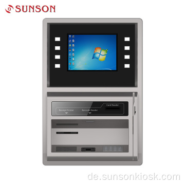 Vereinfachter Geldautomat zur Wandmontage mit AD-Player
